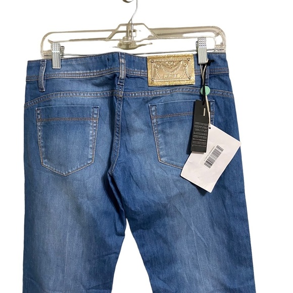 New with tags Just Cavalli Y2K low rise wide leg jeans. Gold tag on back. - Picture 4 of 6